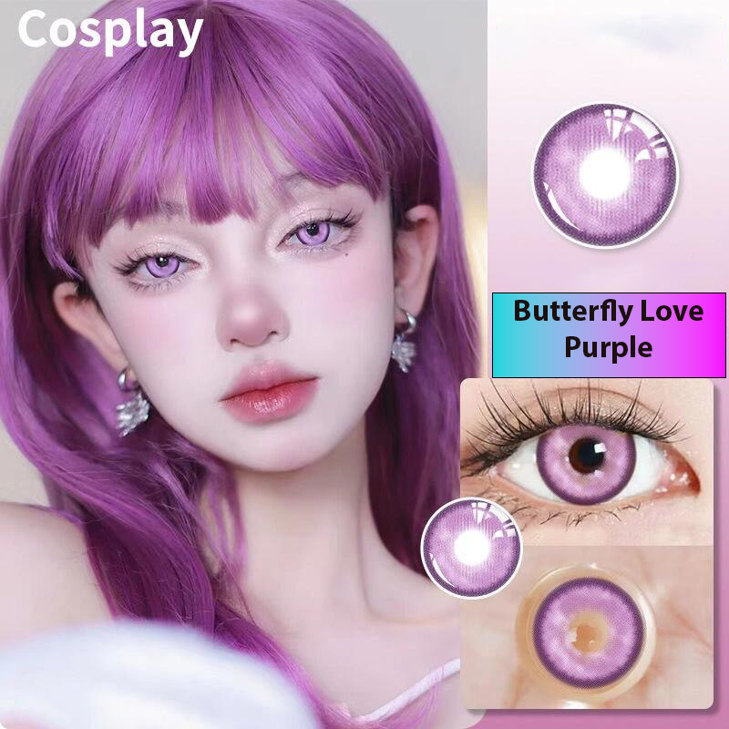 LENSPOISON-Butterfly Love Purple
