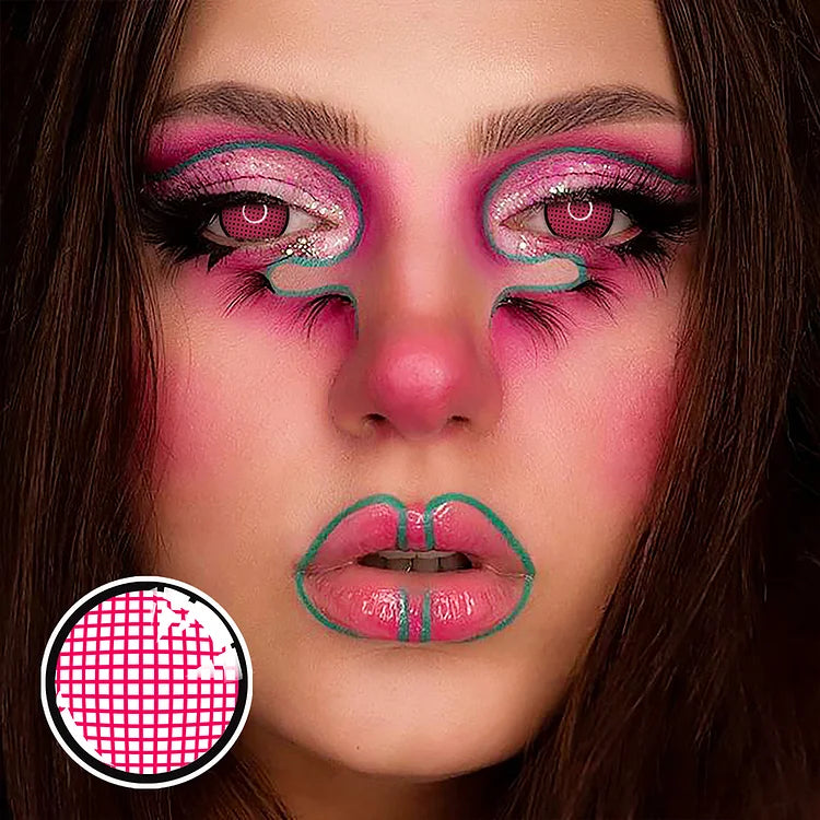 LENSPOISON-Rose Pink Mesh