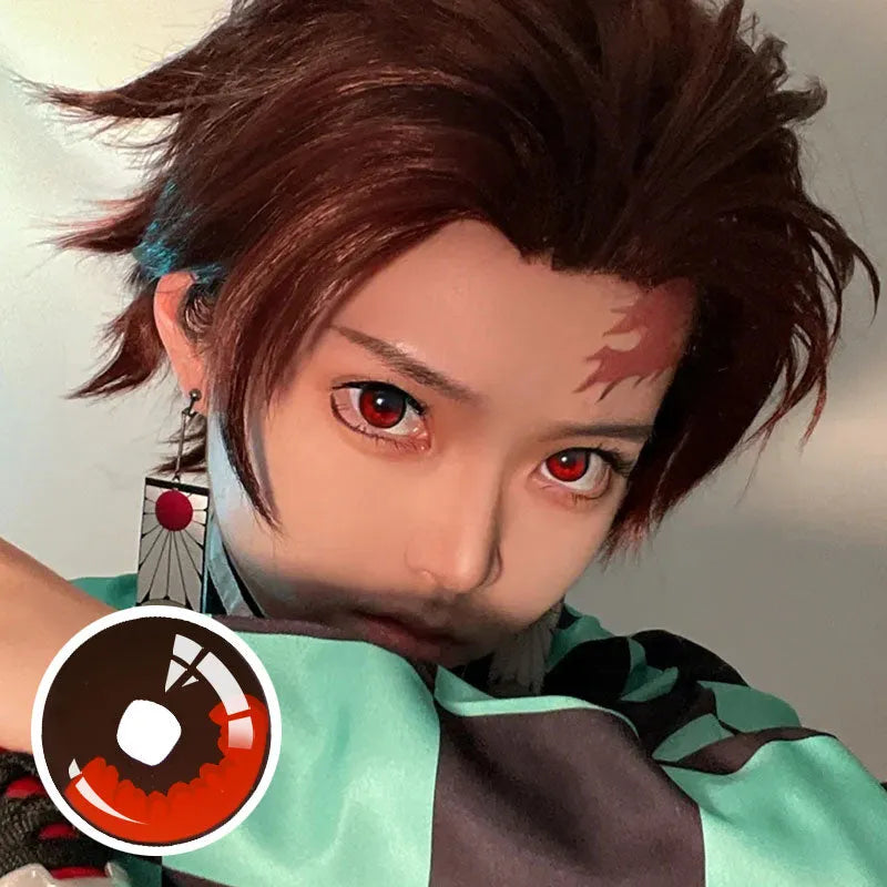 LENSPOISON-Demon Slayer Tanjiro Kamado- Black