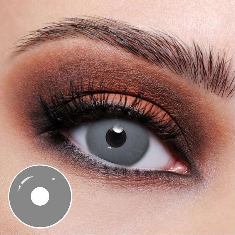 LENSPOISON-Doll Eye Gray 17mm mini Sclera