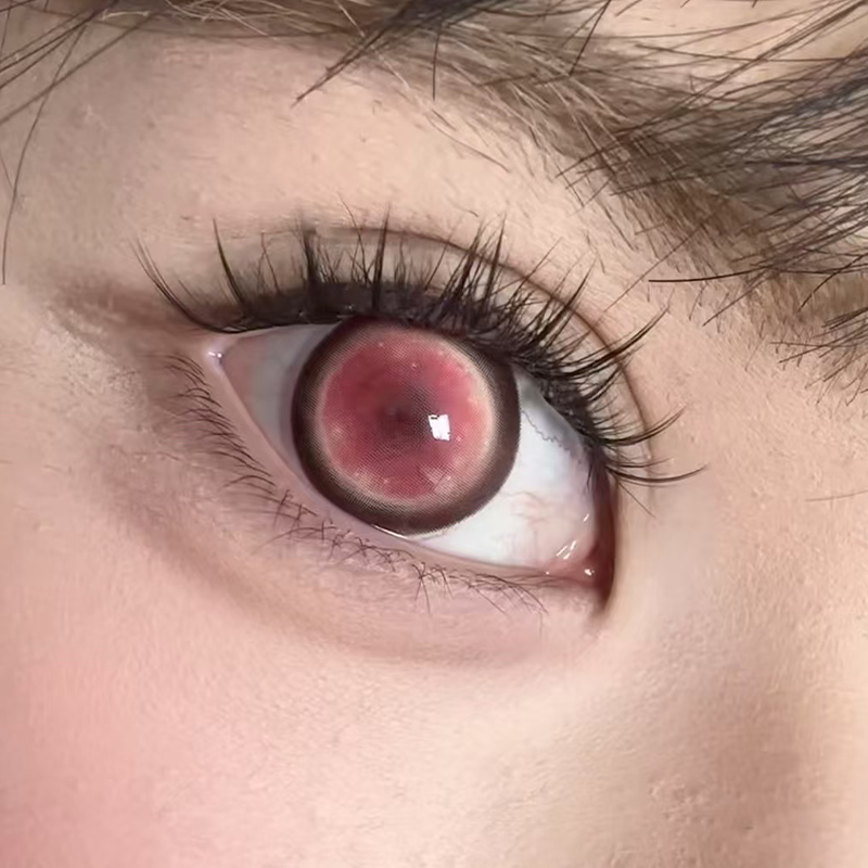 LENSPOISON-Manga Eye Pink (6-month）