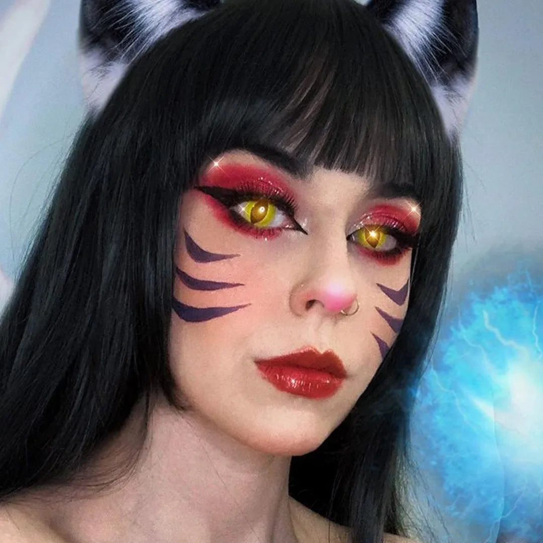 LENSPOISON-Yellow Cat Eye