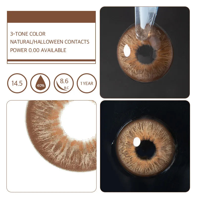 LENSPOISON-Leopard Brown