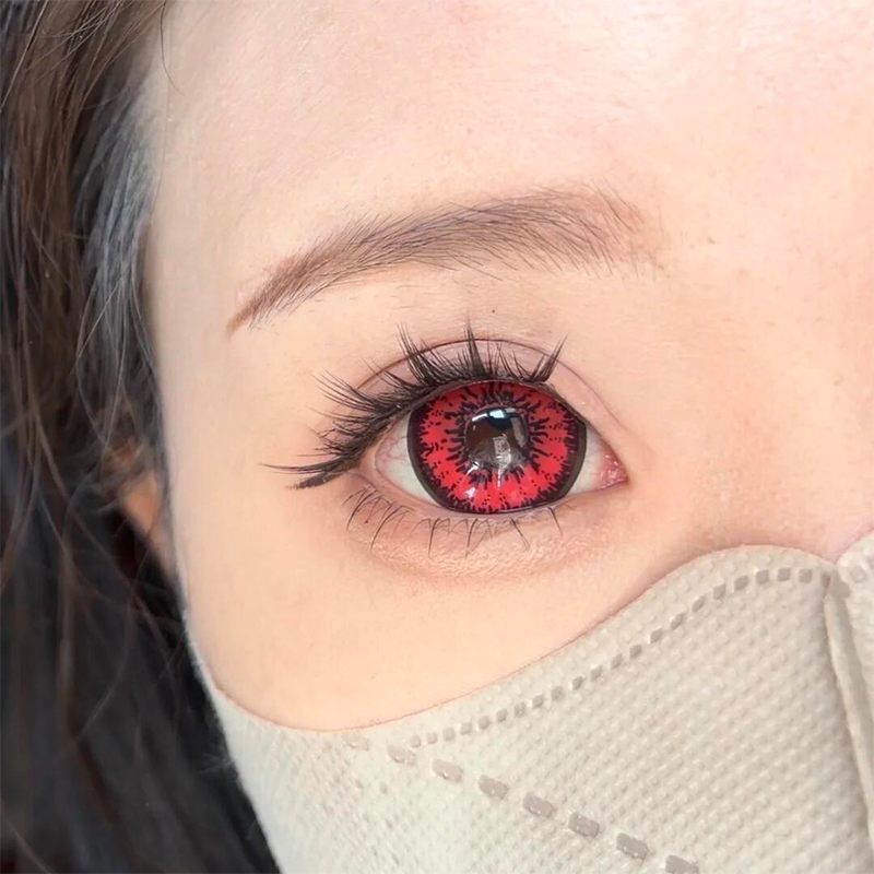 LENSPOISON-Jirai Kei Red 17mm