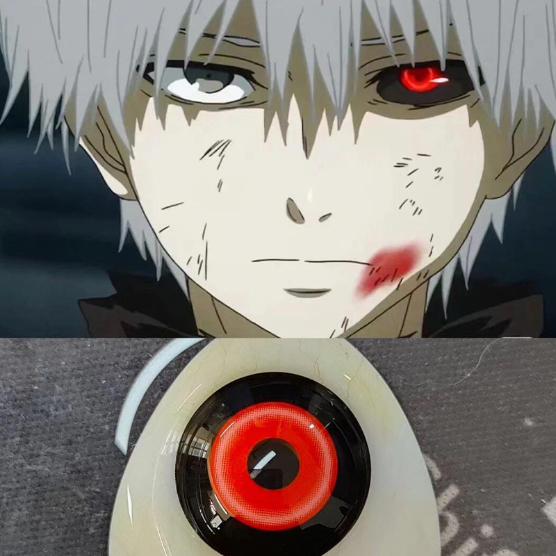 LENSPOISON-Ken Kaneki Black Red