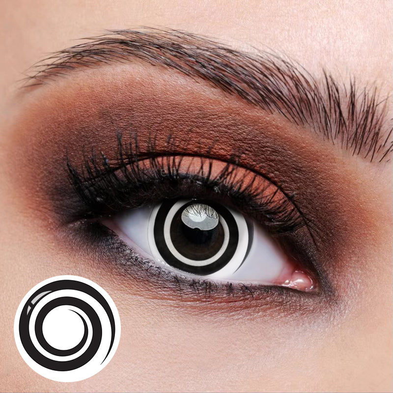 LENSPOISON-Black Spiral 17mm Mini Sclera
