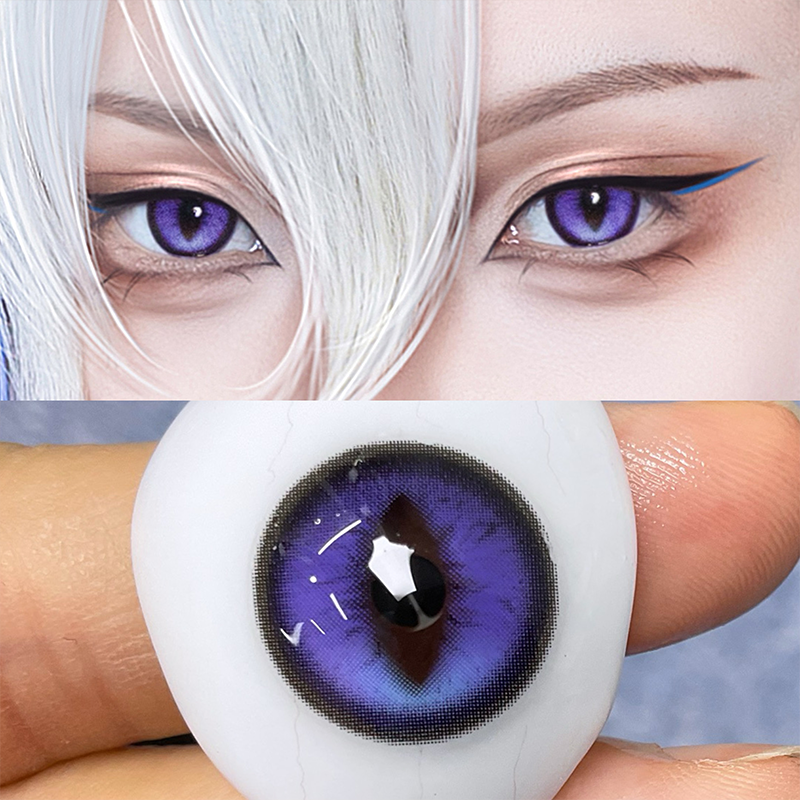LENSPOISON-Dragons Amethyst Blue Violet（Weighted, 1 day）