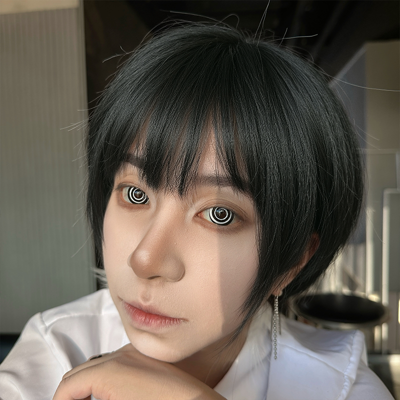 LENSPOISON-Black Spiral 17mm Mini Sclera