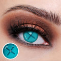 LENSPOISON-Button Eye Blue