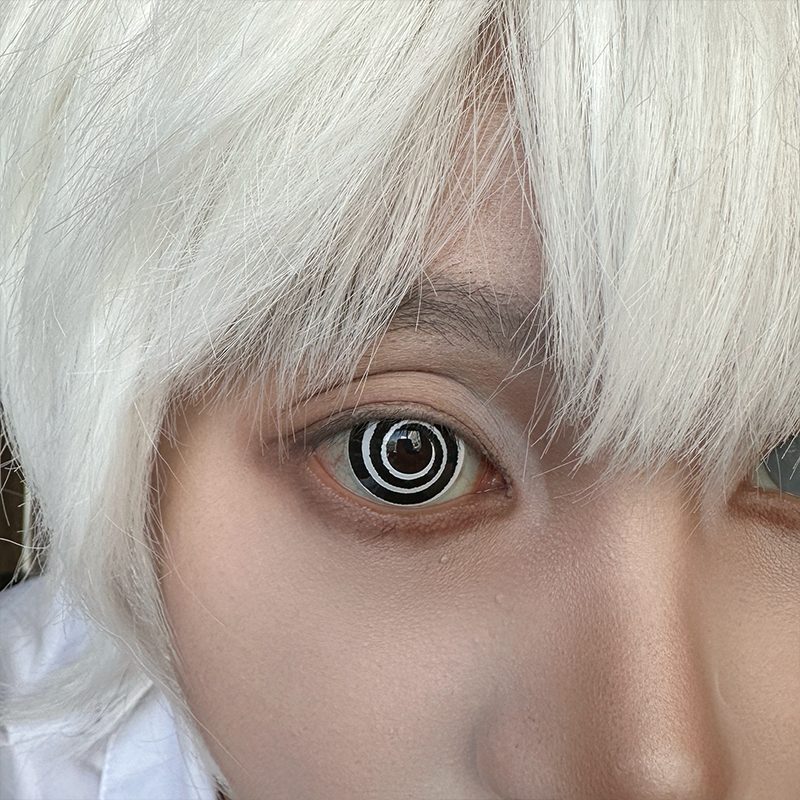LENSPOISON-Black Spiral 17mm Mini Sclera