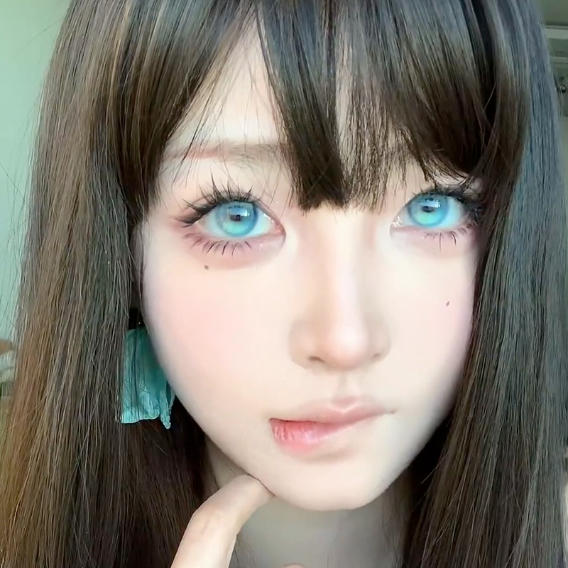 LENSPOISON-Mint Mirage Blue