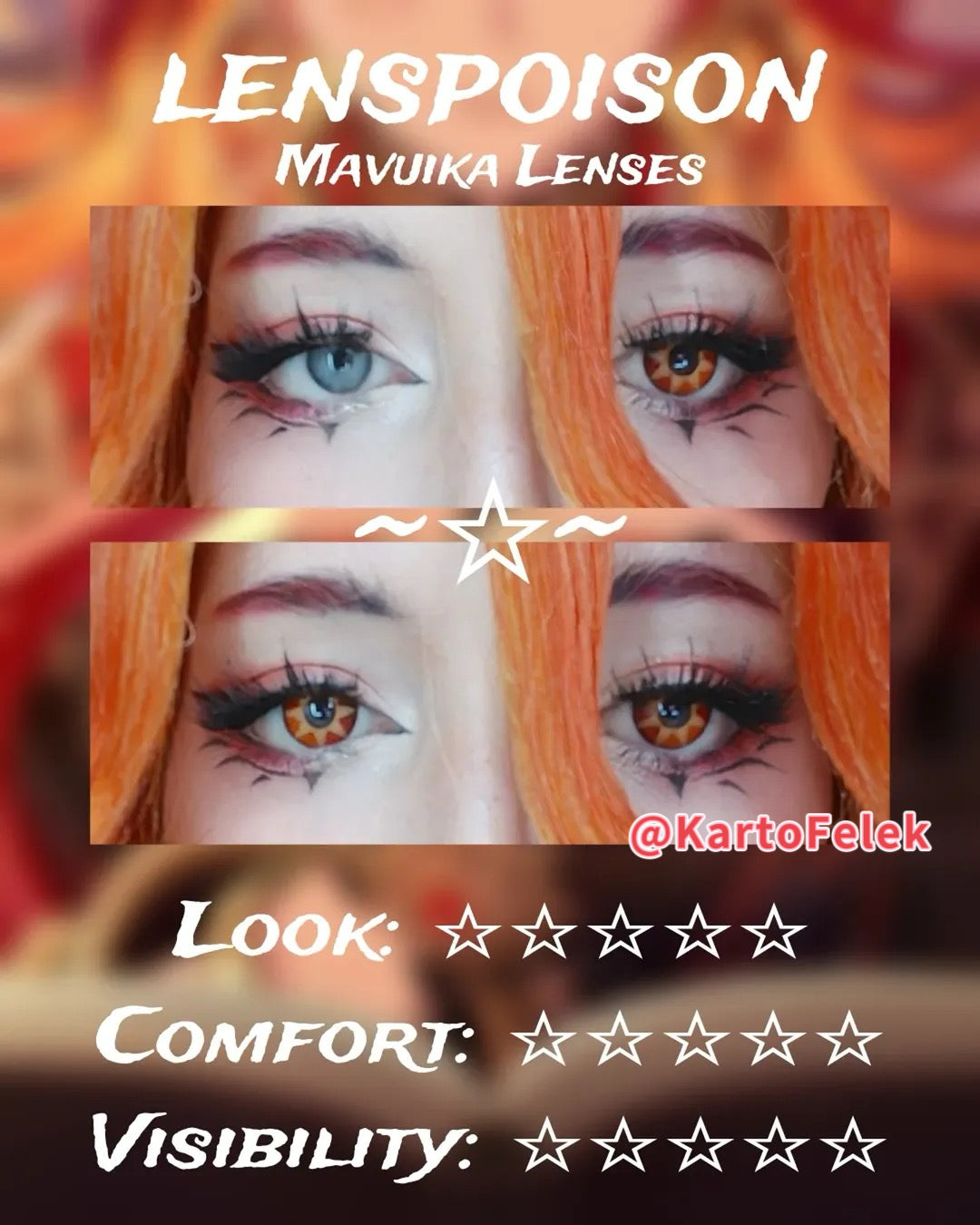 LENSPOISON-Mavuika Red-Yellow