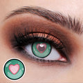 LENSPOISON-Pink Green Heart