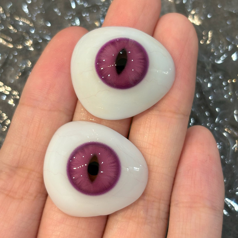 LENSPOISON-Doya Cat Eye Purple（Weighted, 1 day disposable)