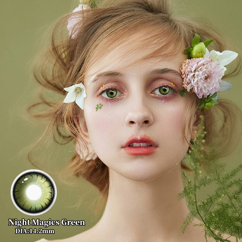 LENSPOISON-Night Magics Green