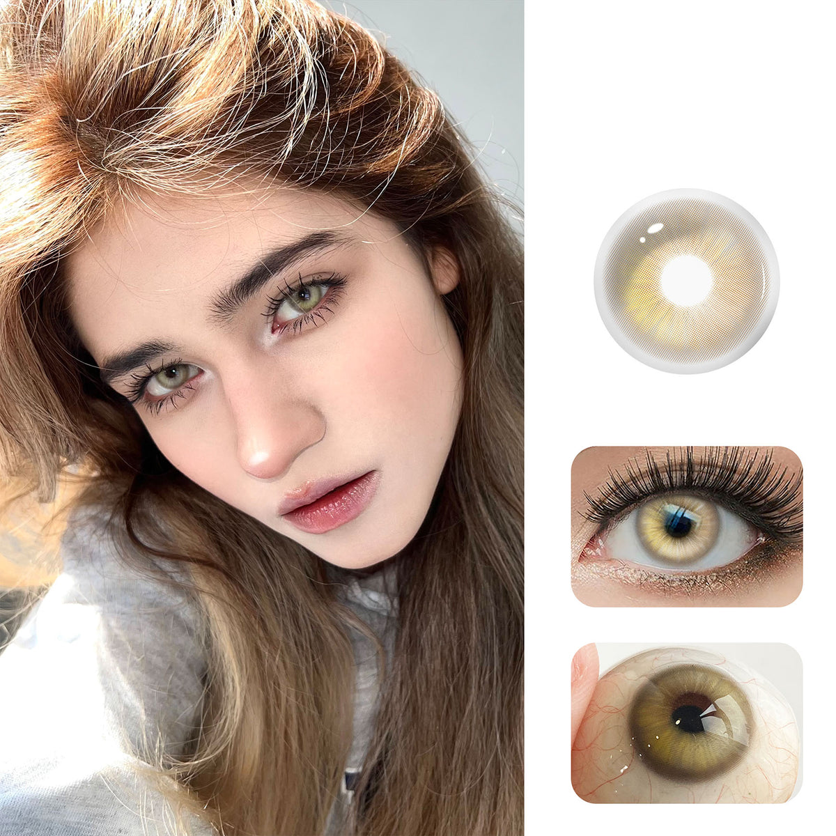 LENSPOISON-Aurora Honey Gold