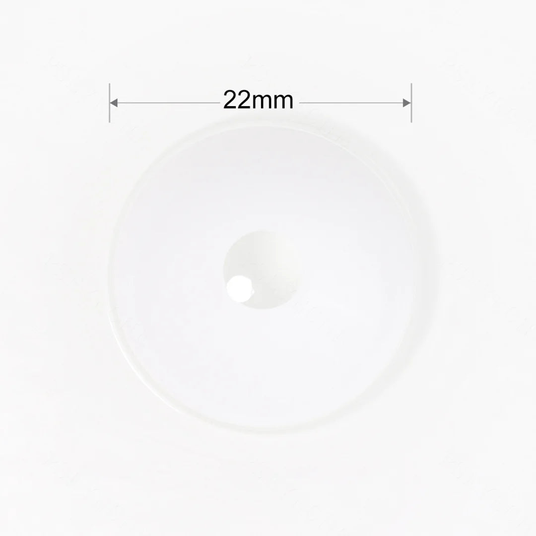 LENSPOISON-22MM WHITE BLOCK SCLERA CONTACTS