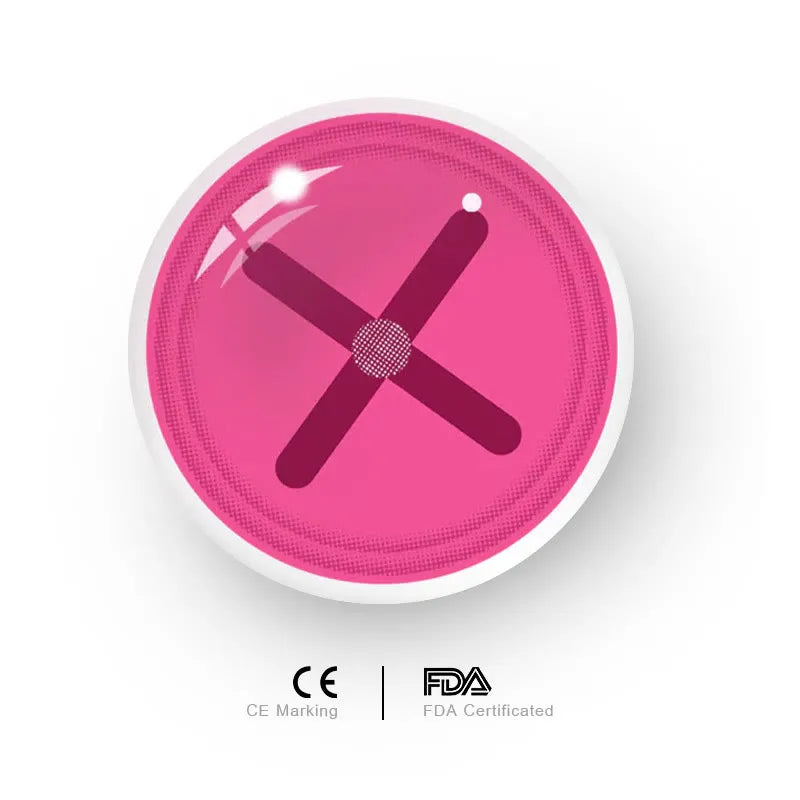 LENSPOISON-Button Eye Pink