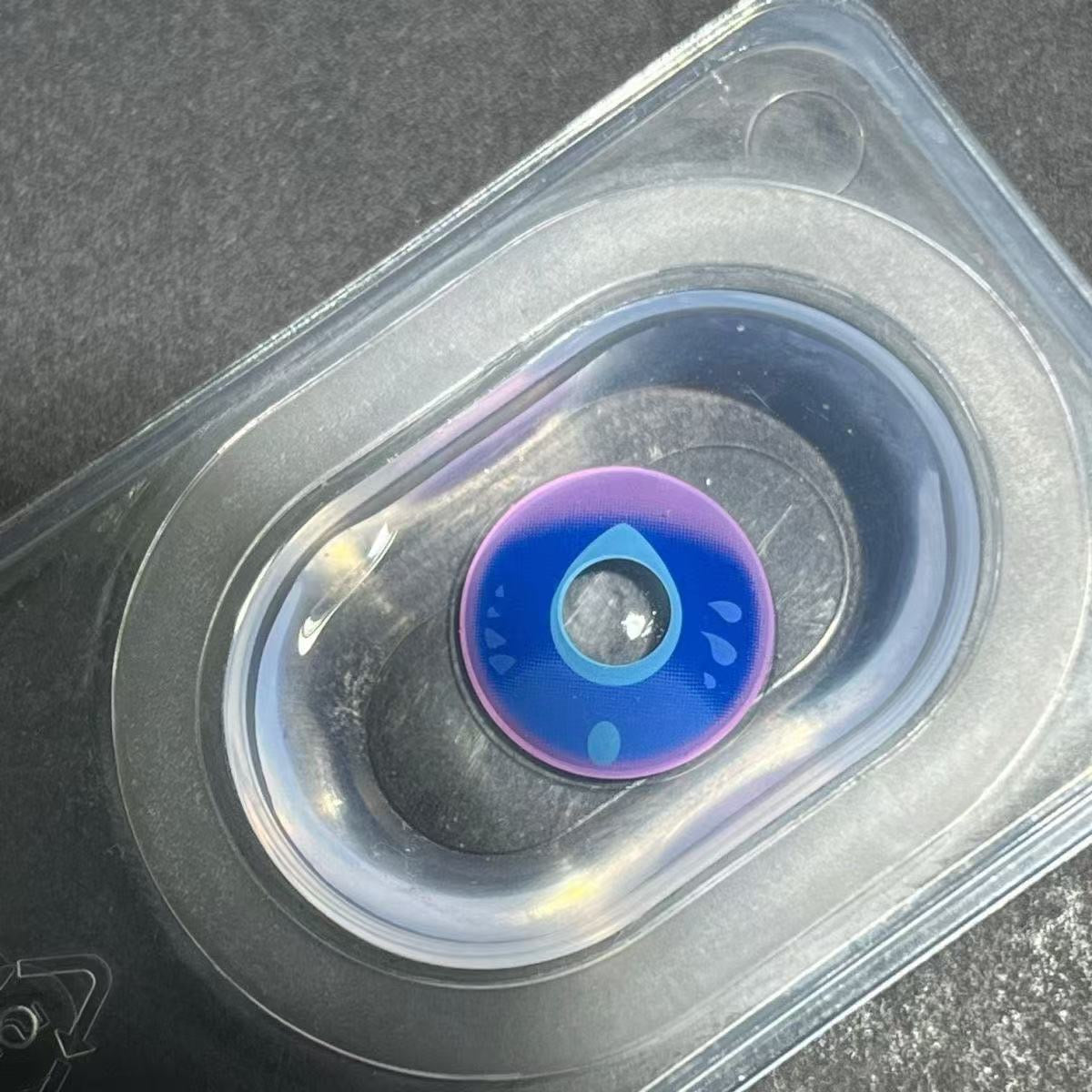 LENSPOISON-Furina Blue with Optical Zone