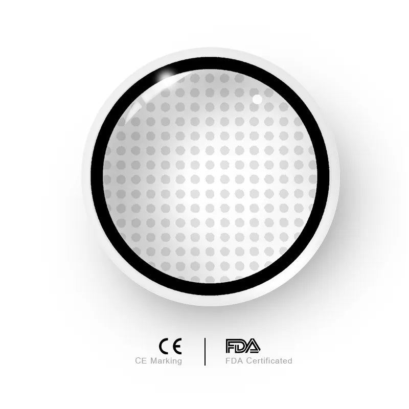 LENSPOISON-White Mesh With Rim