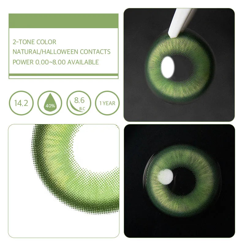 LENSPOISON-Magic Eye Forest Green