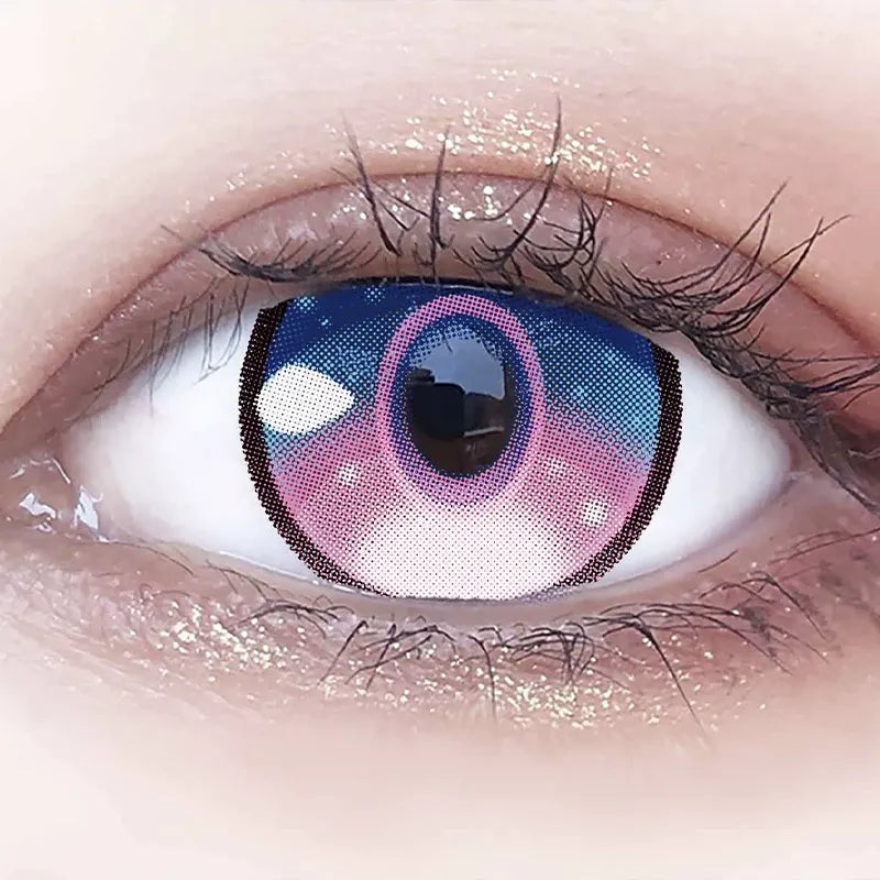 LENSPOISON-Firefly Blue-Pink(Weighted, 1 month)