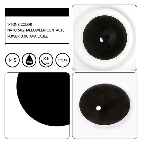 LENSPOISON-Black Out(Blind Lens No Optical Zone)