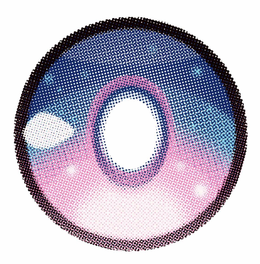LENSPOISON-Firefly Blue-Pink(Weighted, 1 month)