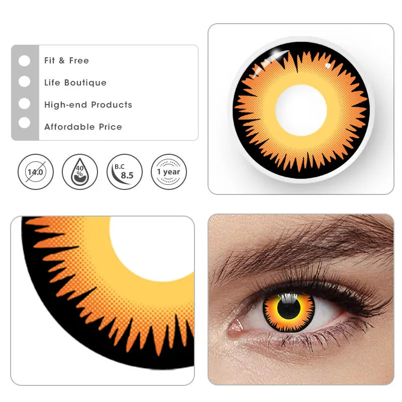 LENSPOISON-Wolf Eye Orange