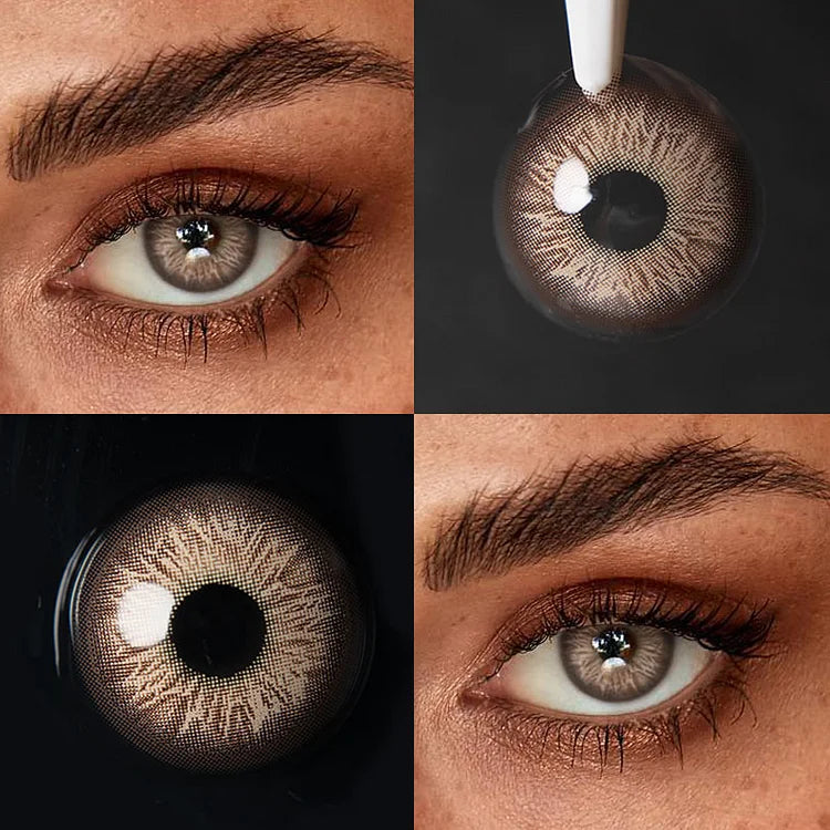 LENSPOISON-Heart Iris Brown