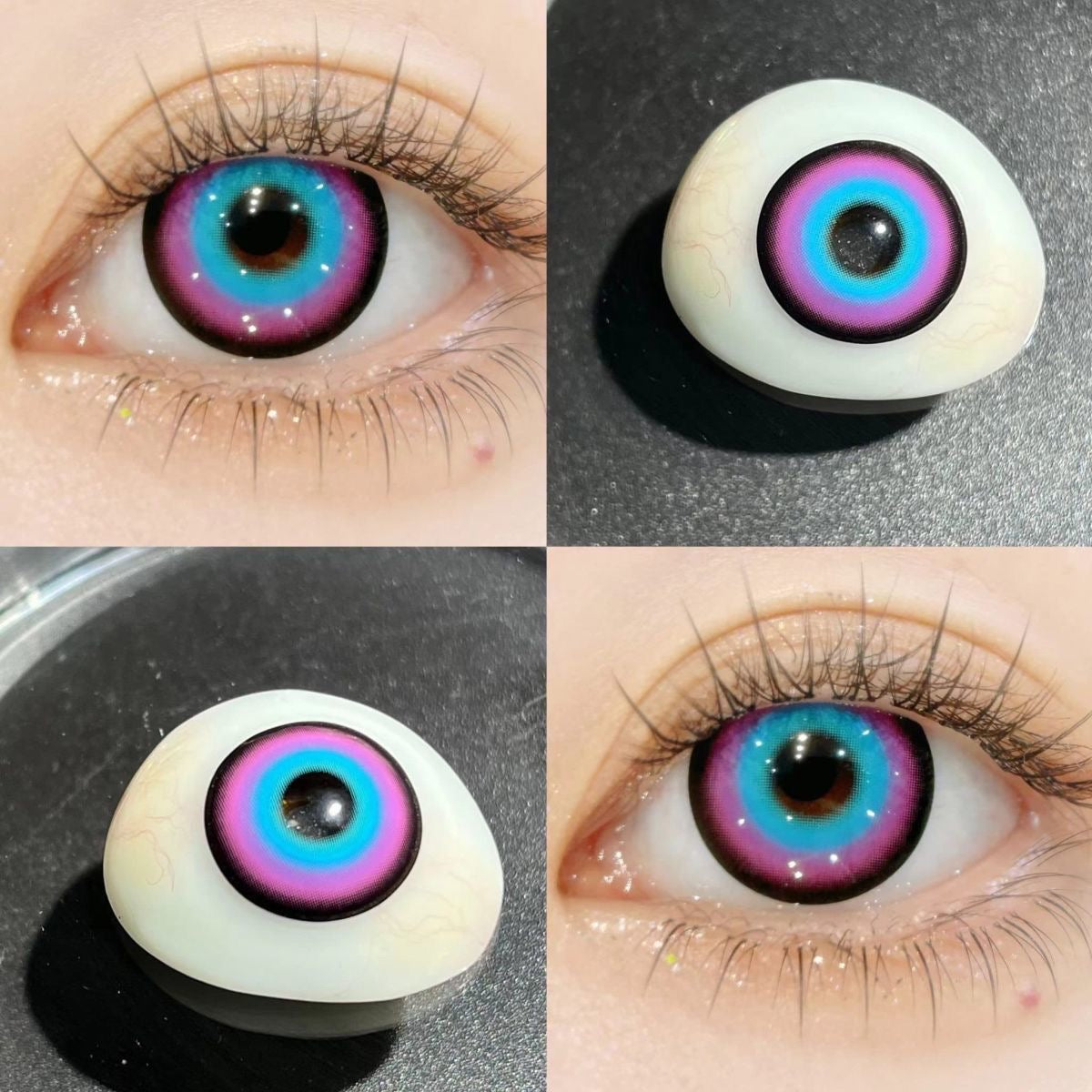 LENSPOIOSN-Aventurine Circle Purple