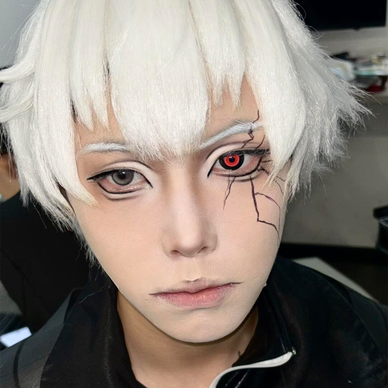 LENSPOISON-Ken Kaneki Black Red