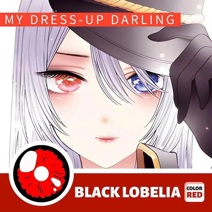 LENSPOISON-Kitagawa Marin Black Lobelia-Red