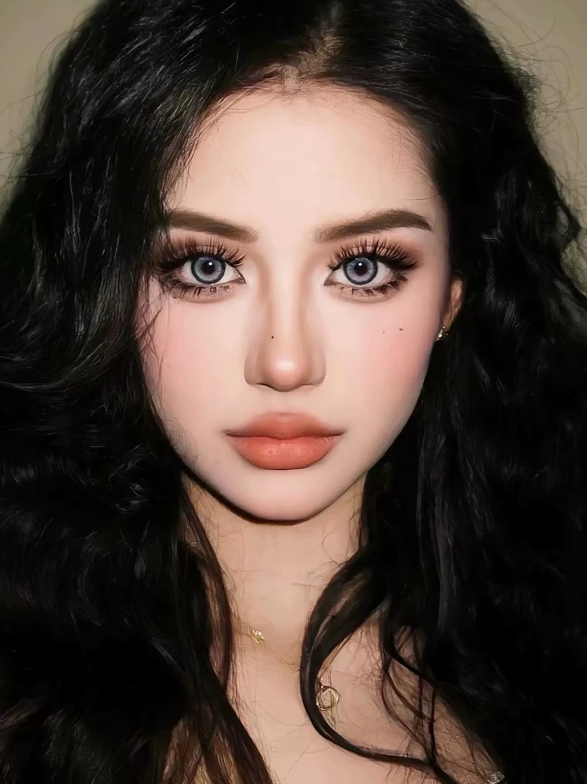 Cartoon big eye demon thick false eyelashes hard stem cross-bred Barbie natural simulation false eyelashes European and American style