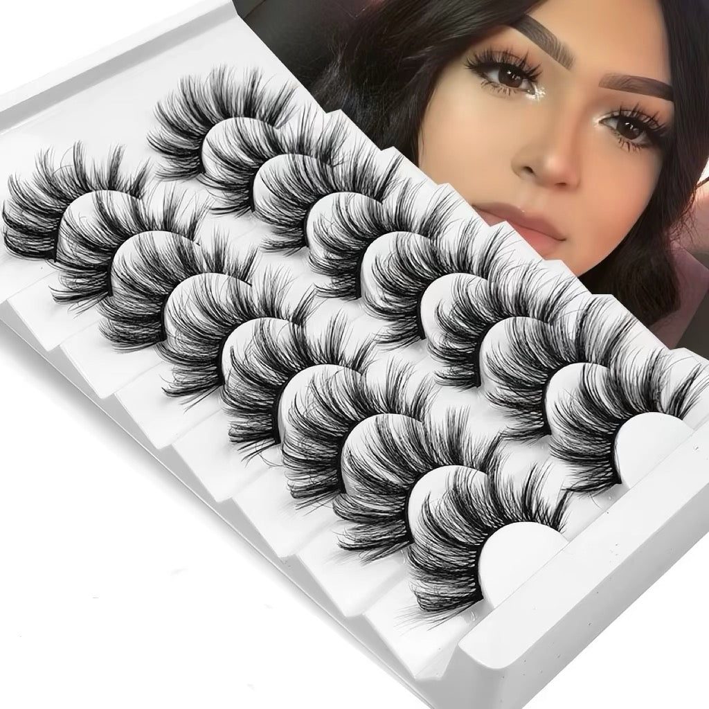 **Ultra Dramatic 3D Multi-Layer Voluminous Lashes | Extra Long & Super Curly Stage & Club Glam**