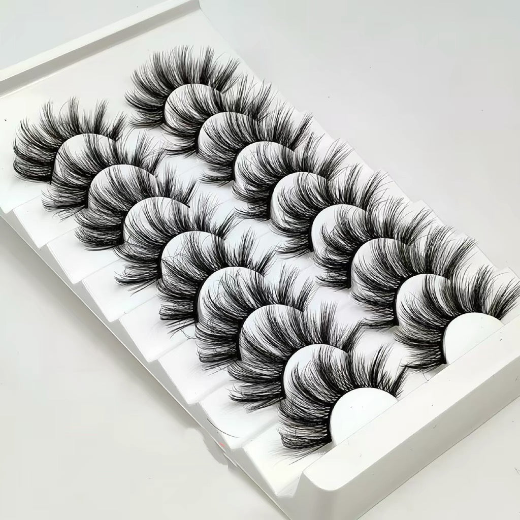 **Ultra Dramatic 3D Multi-Layer Voluminous Lashes | Extra Long & Super Curly Stage & Club Glam**