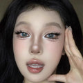 Exaggerated stage night club false eyelashes thick eyeliner lengthening and thickening 3D multi-layer huge curling