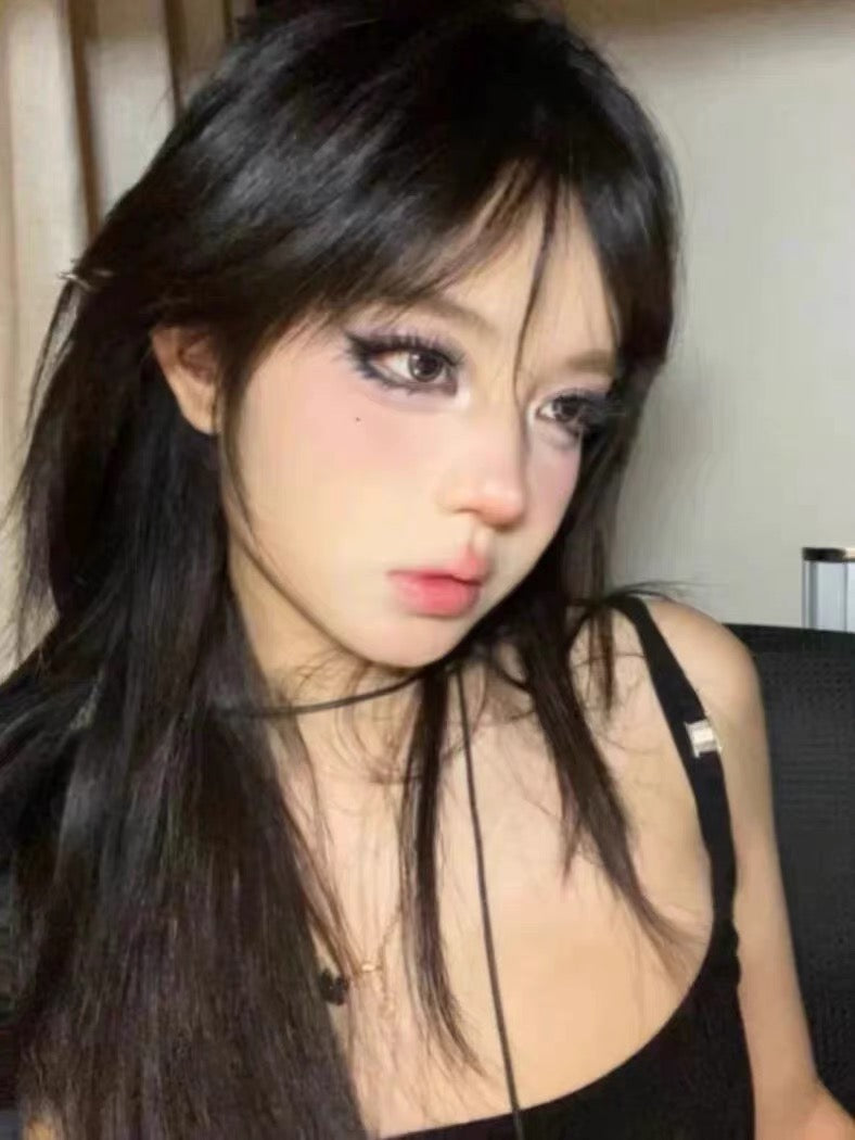 Exaggerated stage night club false eyelashes thick eyeliner lengthening and thickening 3D multi-layer huge curling