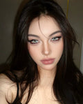 Mixed-race 3D, 5 pairs of fox-like cat eyes, slanted, black tips, cat simulation, natural, thick, curled, one-piece eyelashes