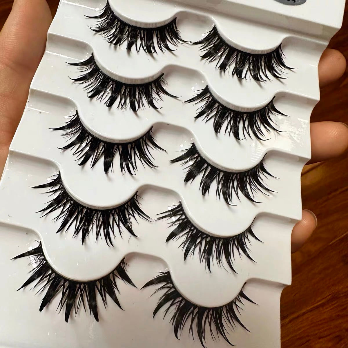 Barbie cartoon eye big demon false eyelashes natural simulation thick whole thick stem hard cat ear fairy graft same model