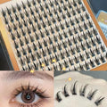 Large capacity Luodota tip wheat ear devil European and American mixed segmented thick fairy Barbie natural false eyelashes