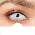 LENSPOISON-22MM WHITE BLOCK SCLERA CONTACTS