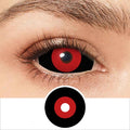LENSPOISON-Ghoul Red Black Sclera 22mm （1 piece）