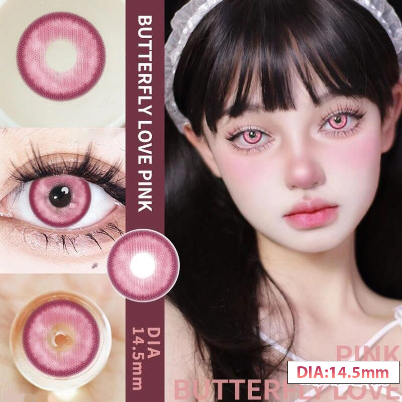LENSPOISON-Butterfly Love Pink