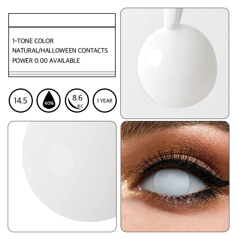 LENSPOISON-White out(Blind Lens No Optical Zone)