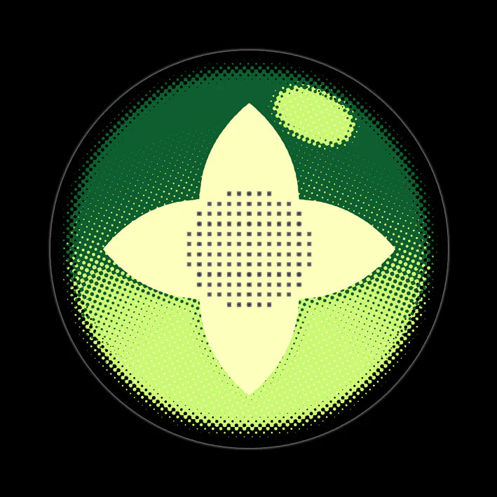 LENSPOISON-Nahida Green Blind Mesh