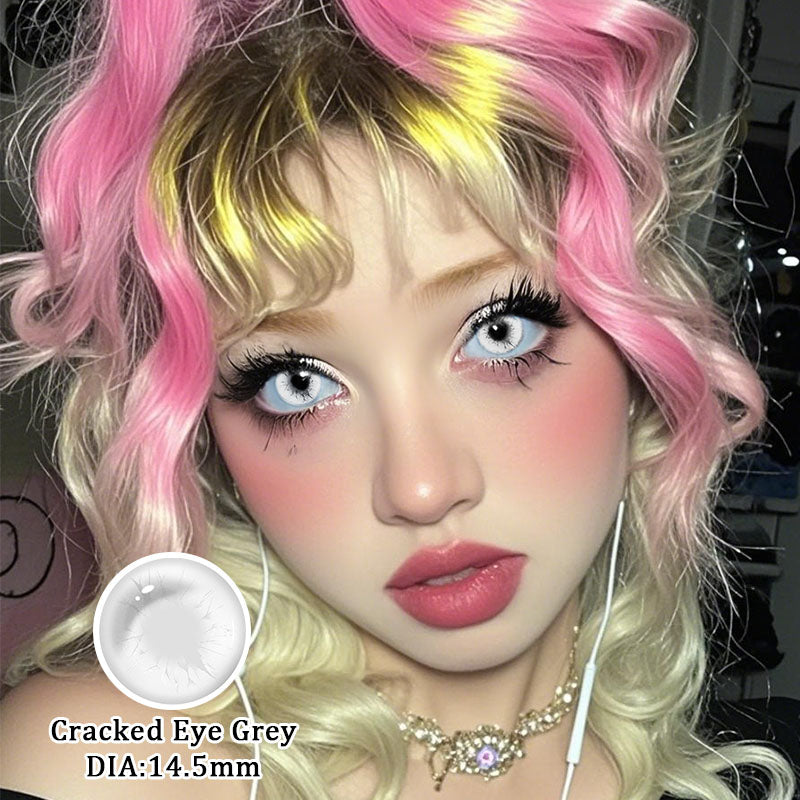 LENSPOISON-Cracked Eye Gray