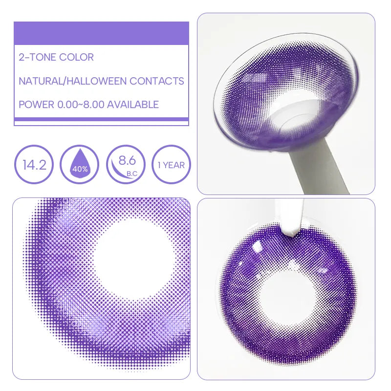 LENSPOISON-Magic Eye Blue Violet
