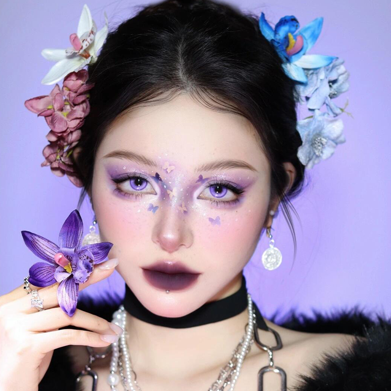 LENSPOISON-Magic Eye Blue Violet