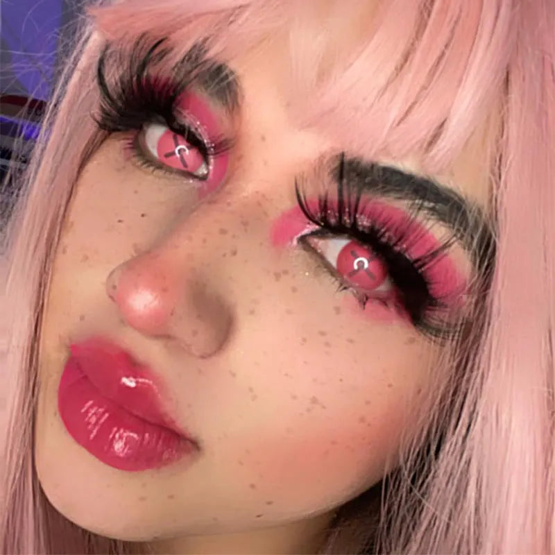 LENSPOISON-Button Eye Pink